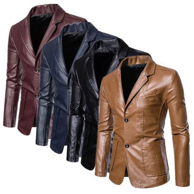 Thaddäus® | Business Casual Lederjacke