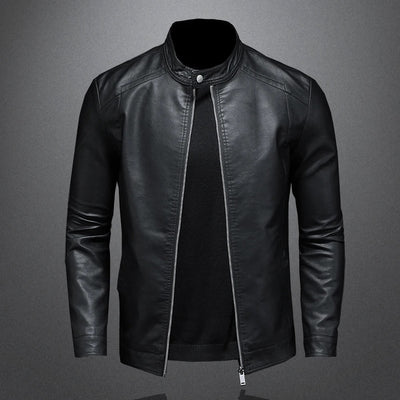 Severin® | Klassische Lederjacke