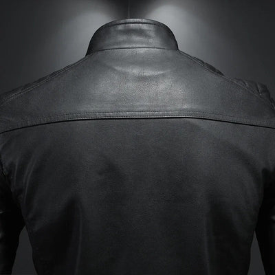 Armin® | Stehkragen Lederjacke