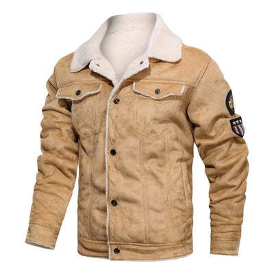 Valentin® | Elegante Lederjacke aus warmem Fleece
