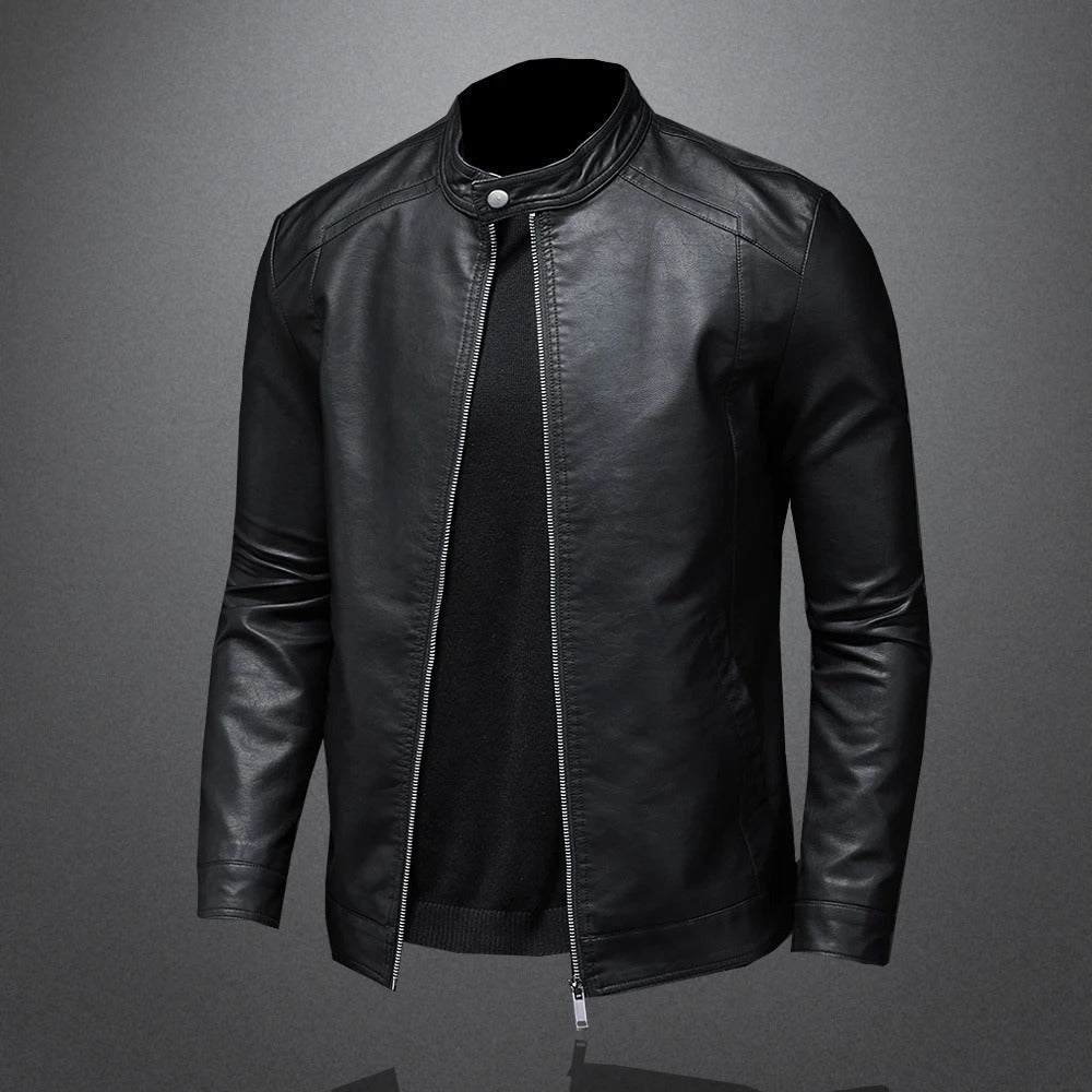 Severin® | Klassische Lederjacke