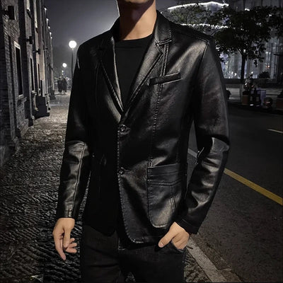 Thaddäus® | Business Casual Lederjacke