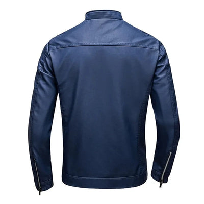 Armin® | Stehkragen Lederjacke