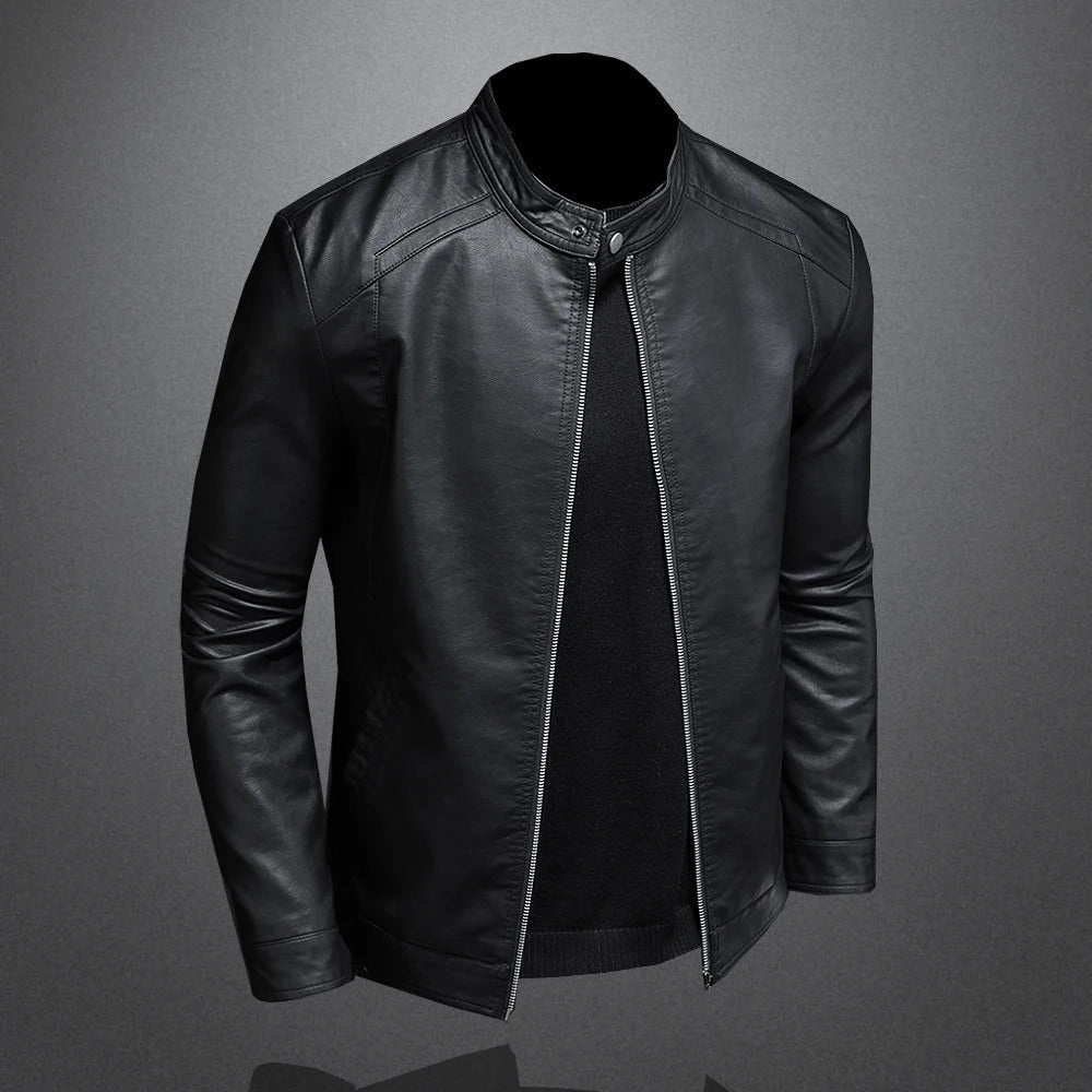 Severin® | Klassische Lederjacke