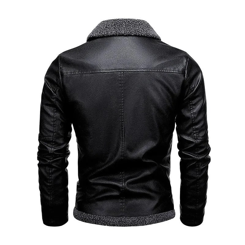 Marc® | Elegante Lederjacke aus Fleece