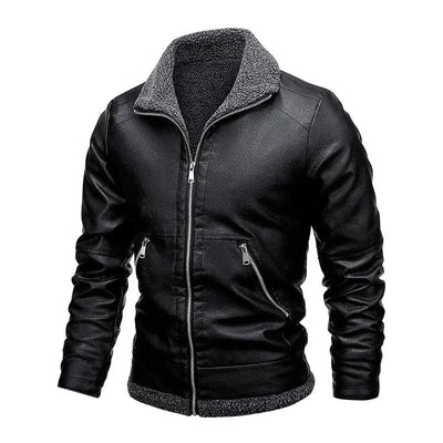 Marc® | Elegante Lederjacke aus Fleece