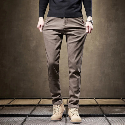 Wetherby | Herren Cord-Hose Slim Fit mit Fleece-Futter für warme Casual-Styles