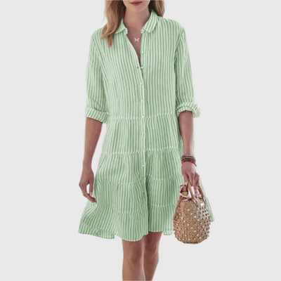 Capucine | Kleid mit Streifen-Look