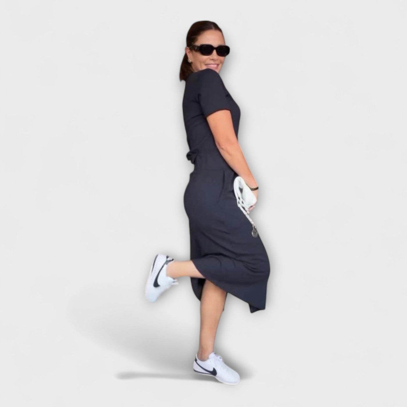 Danielle - Elegantes V-Ausschnitt-Top mit passendem Rock