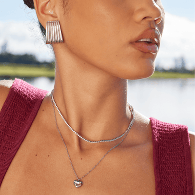 Nova Silber Ohrringe