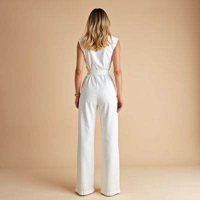 Eleganter ärmelloser Jumpsuit