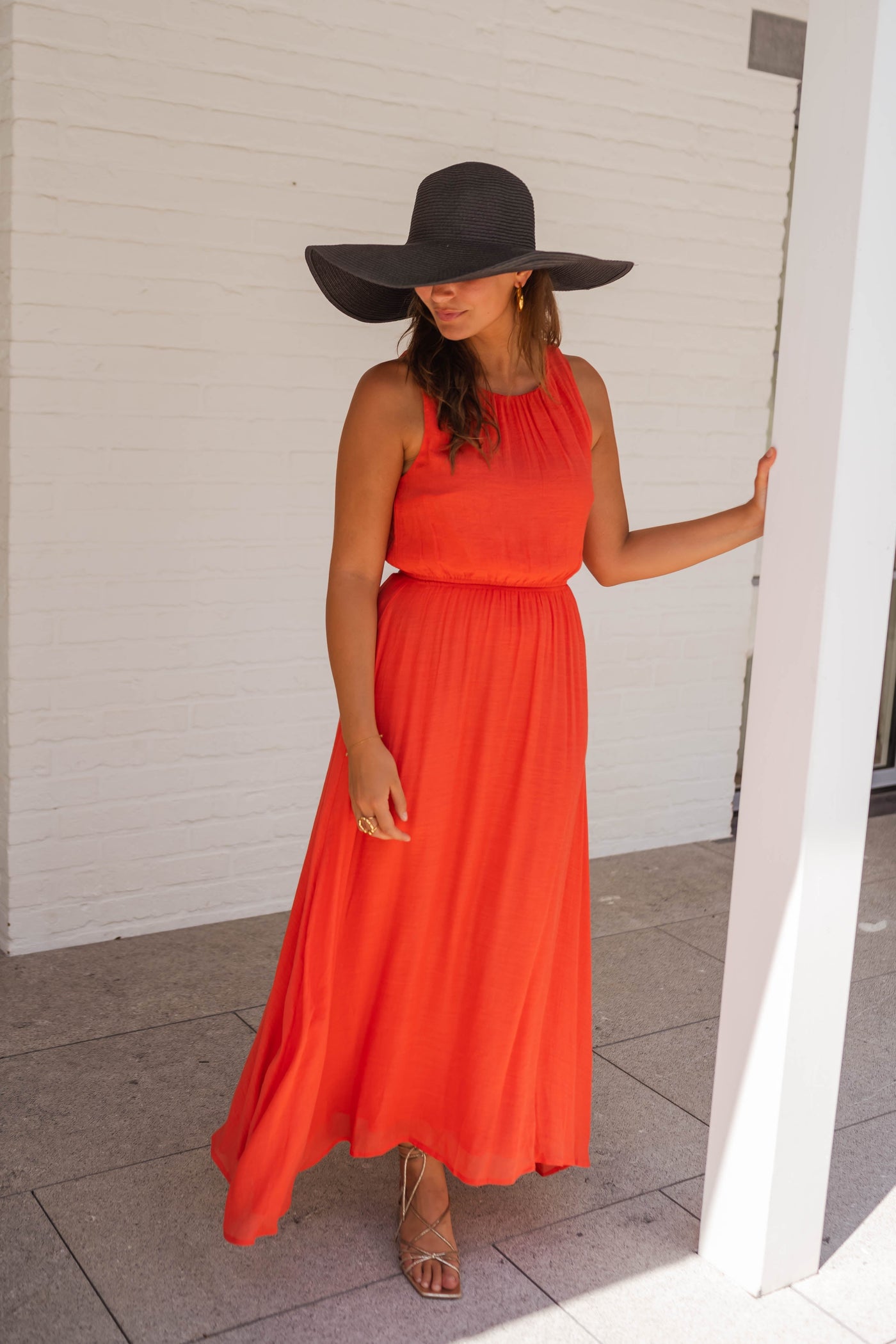 LISA™ | Das Sommerkleid in kräftigem Orange