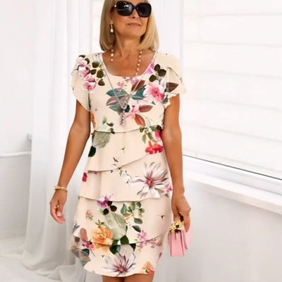 Lyra - Anmutiges Blumendesign Kleid