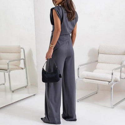 Elegantes, zweiteiliges Set aus Top und Hose