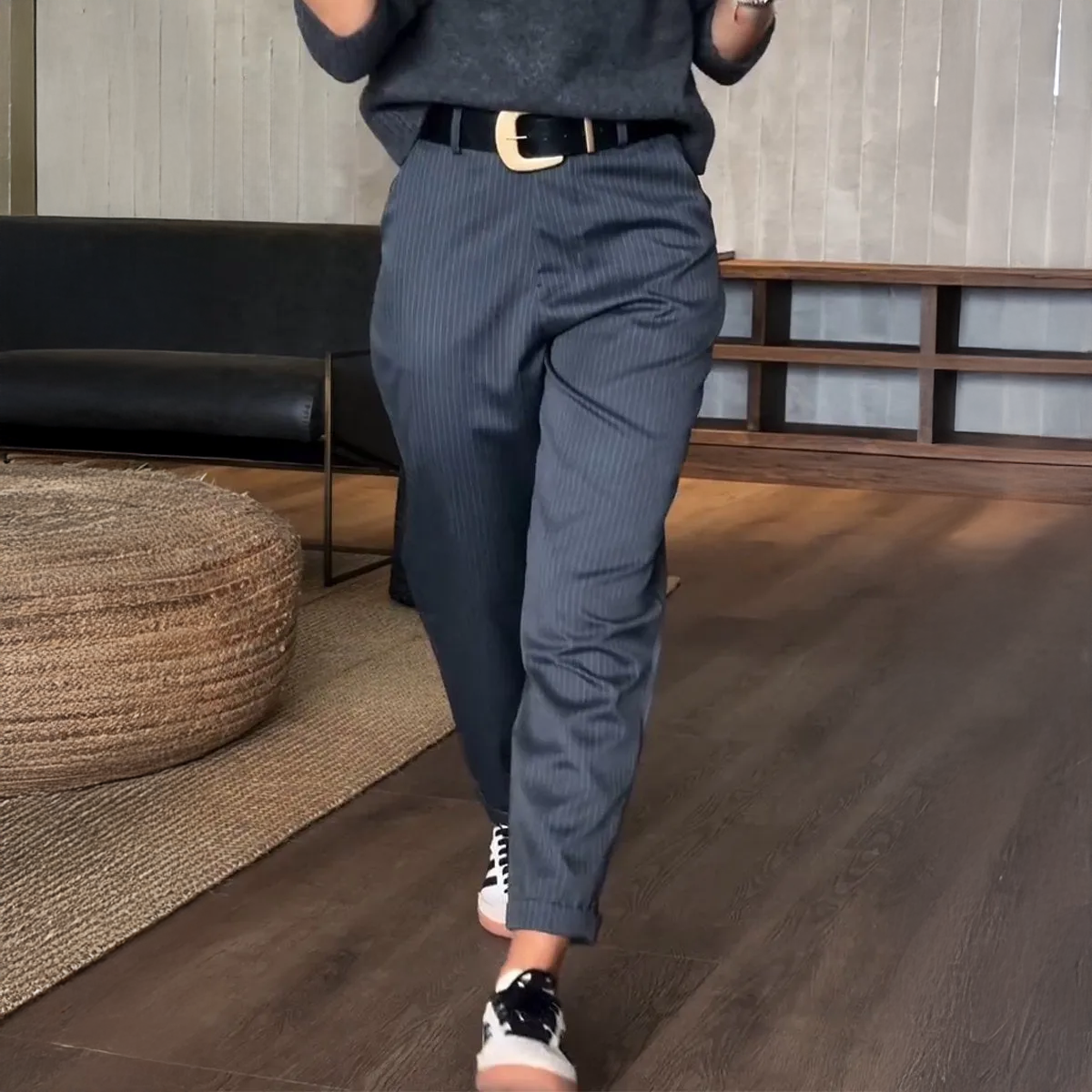 Mathilda | Gestreifte Anzughose