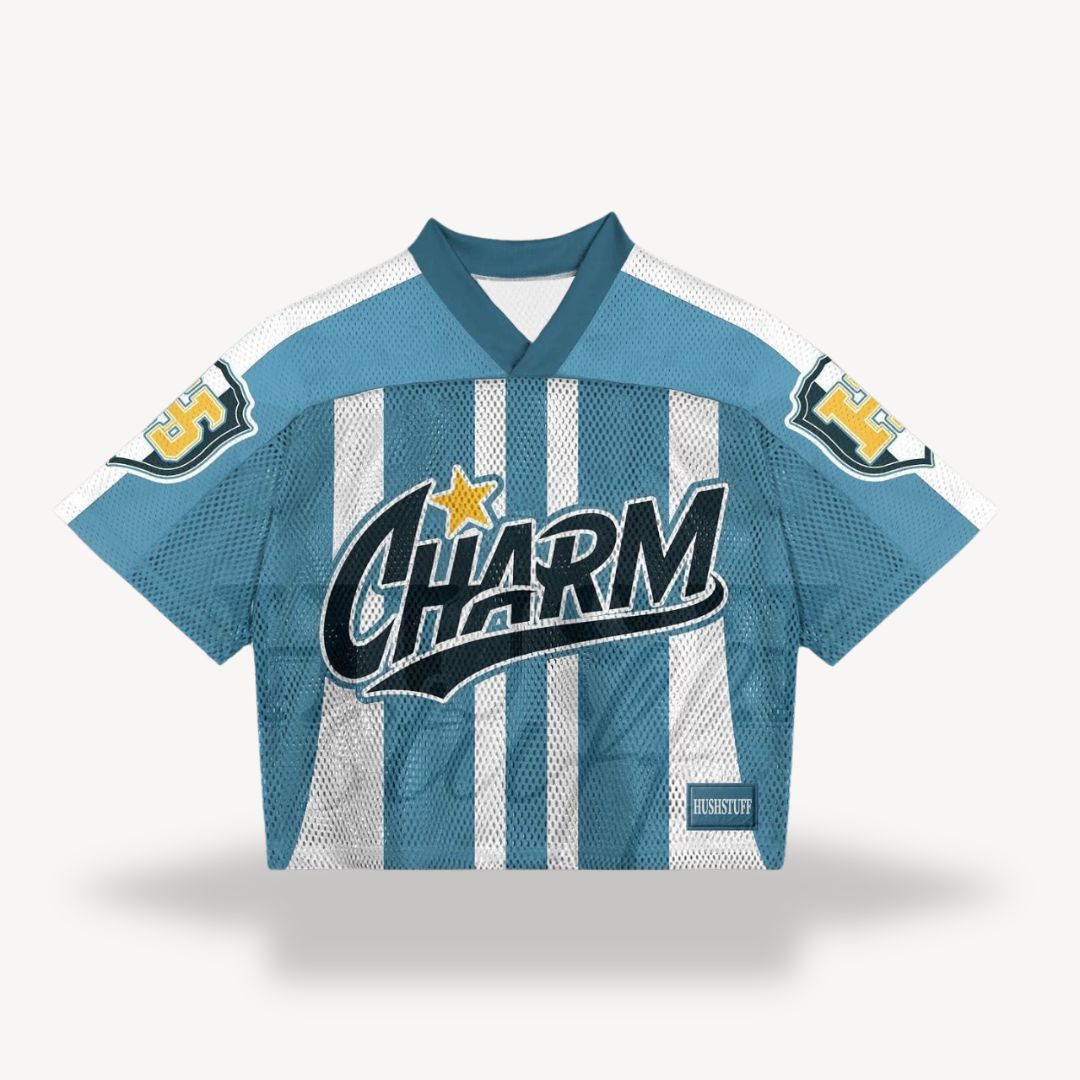 Sahari – Retro-Fußballshirt mit Vintage-Print