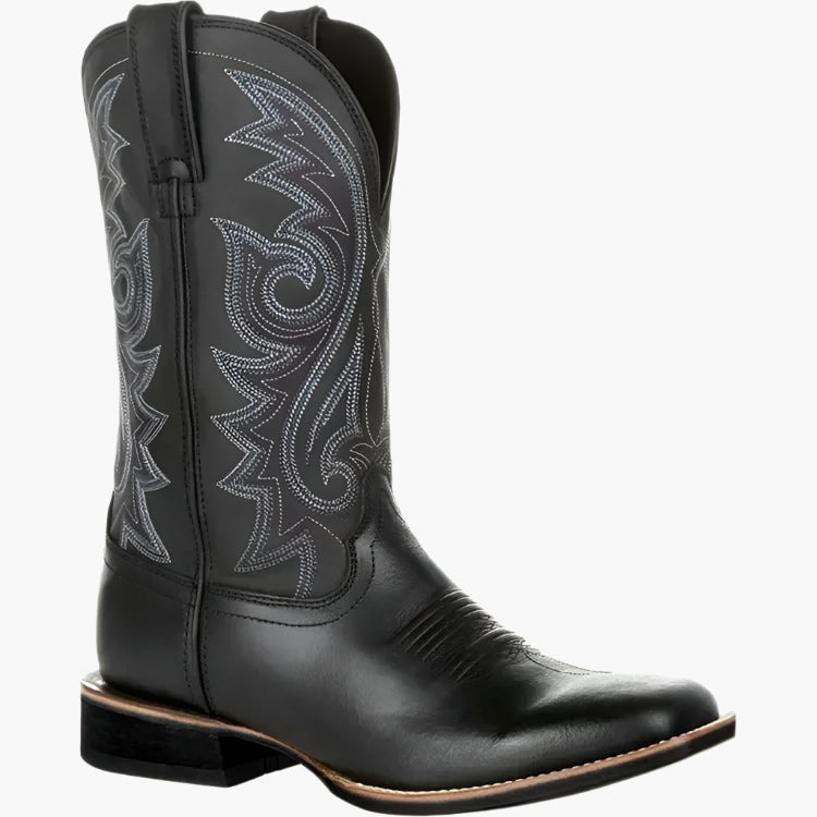 Herren Cowboy Stiefel Mit Stickmuster Und Authentischem Design
