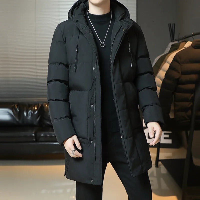 Isidor® | Elegante lange Winterjacke