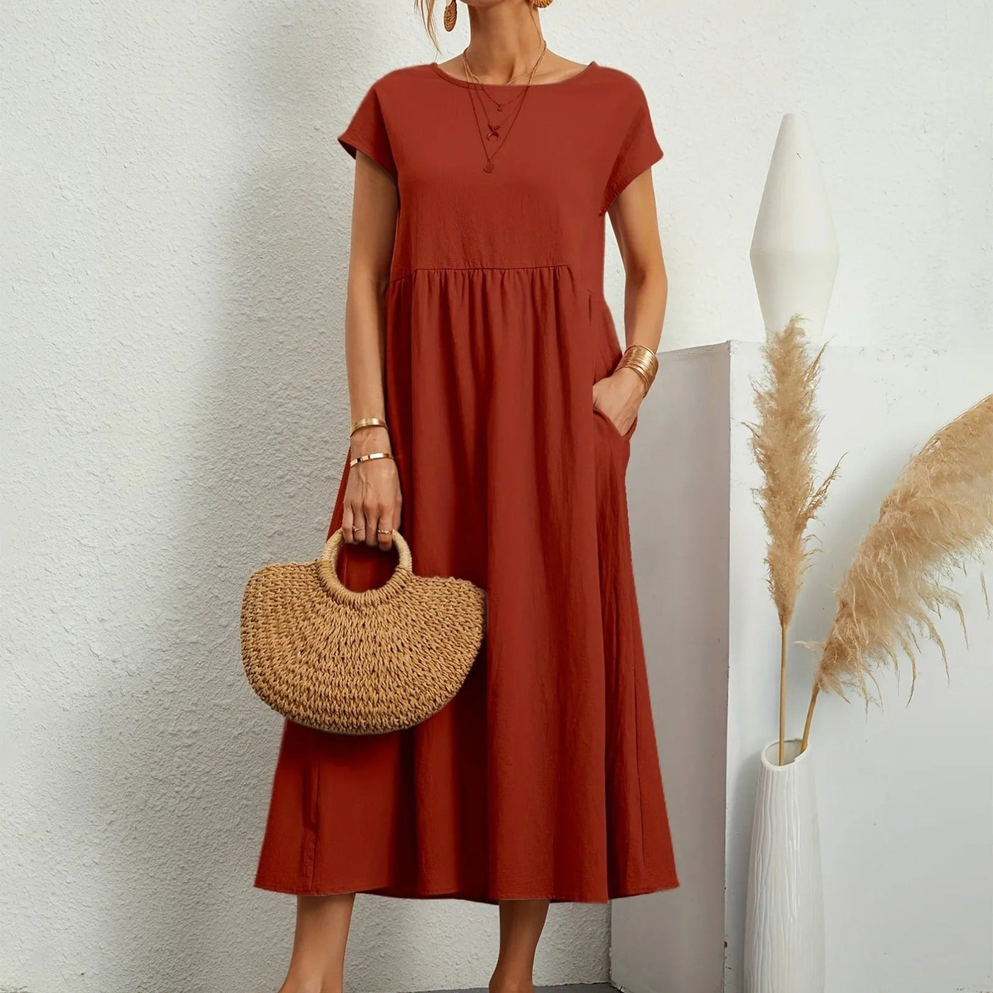 Catherine | Elegantes Essentielle Kleid