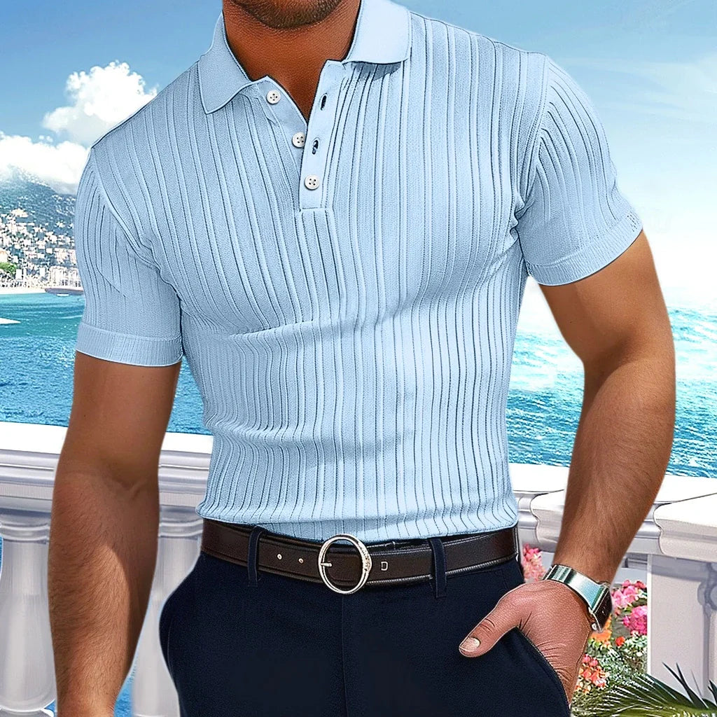 Herren Sommer Polo Mit Leichtem Stoff