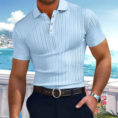 Herren Sommer Polo Mit Leichtem Stoff